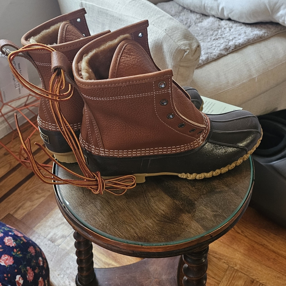 L.L. BEAN Original Shearling Duck Boots